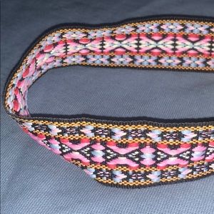 Tribal Pattern Choker with Adjustable Gold Clasp